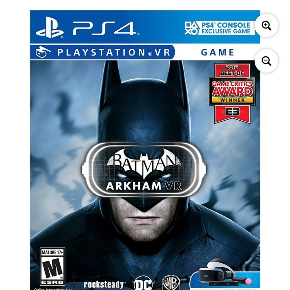 Batman: Arkham VR for PS4 - Black‎